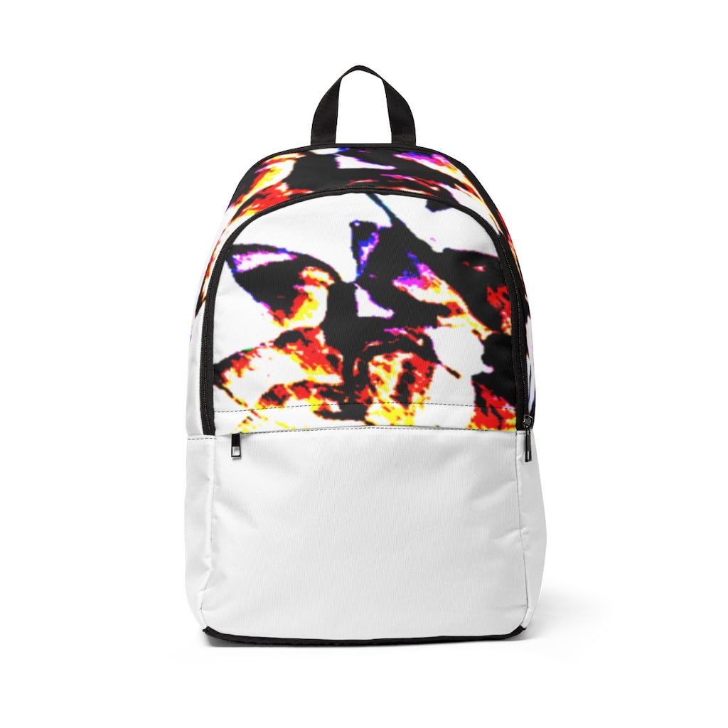 Floral Unisex Fabric Backpack