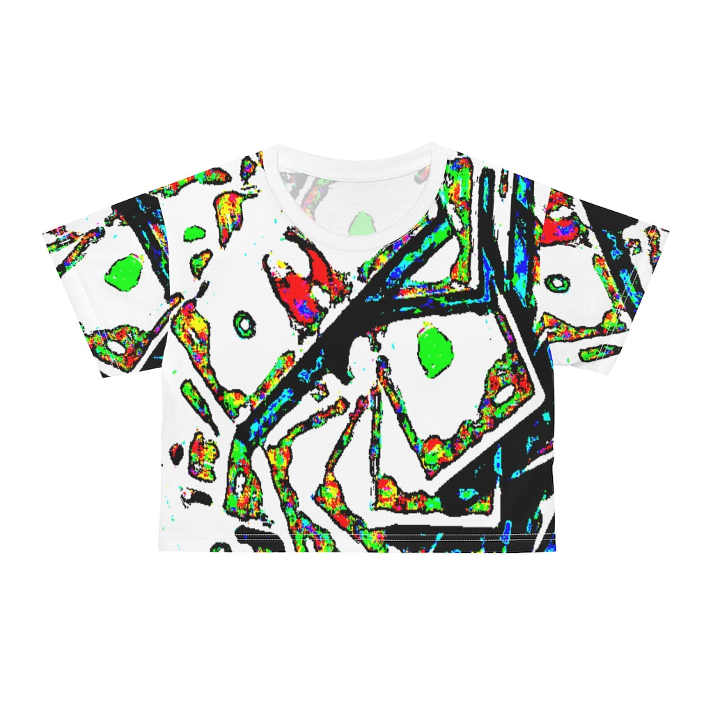 Printed Money AOP Crop Tee