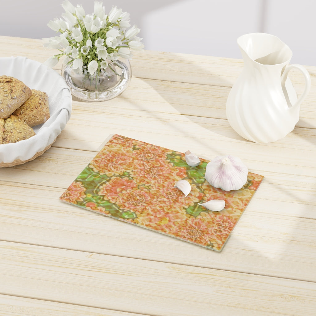 Floral Cutting Board