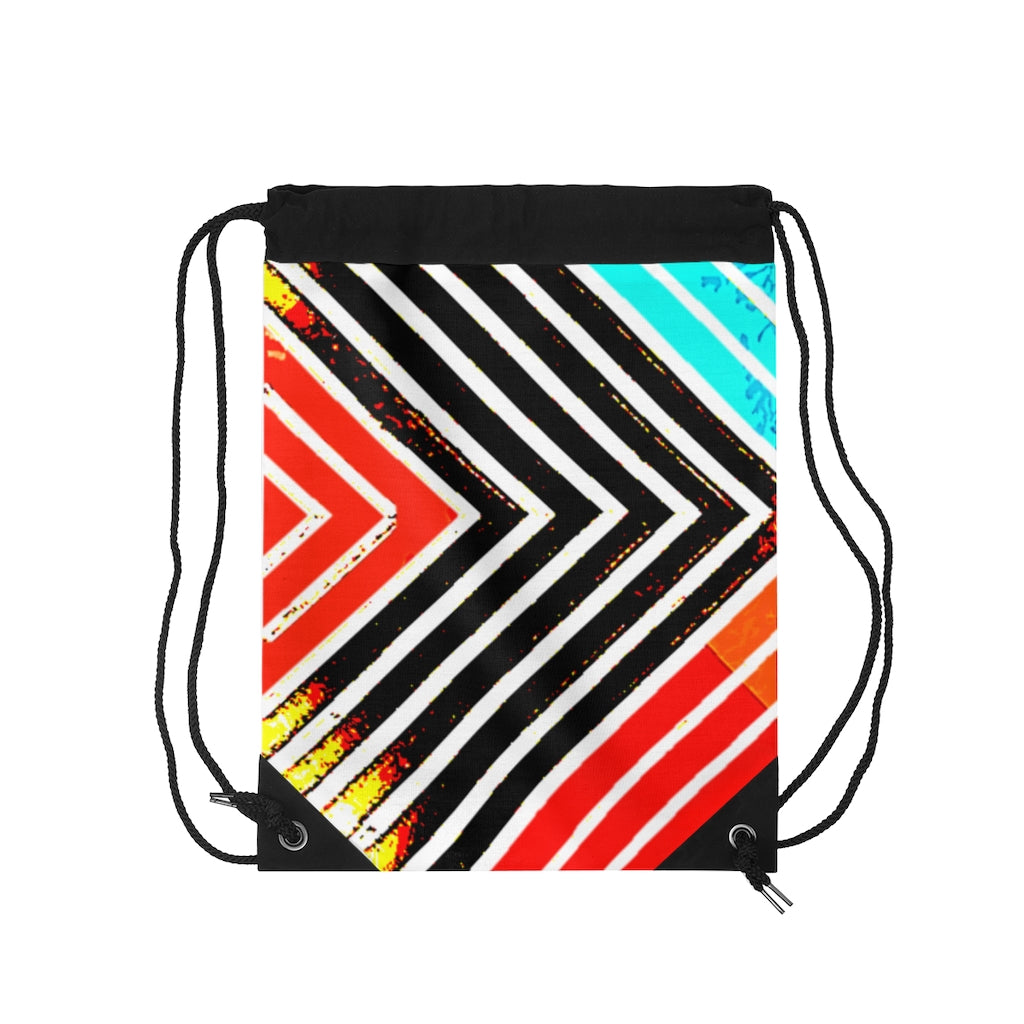 Special Edition Stripped Drawstring Bag