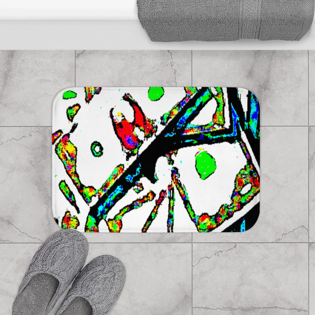 Painted Money Bath Mat