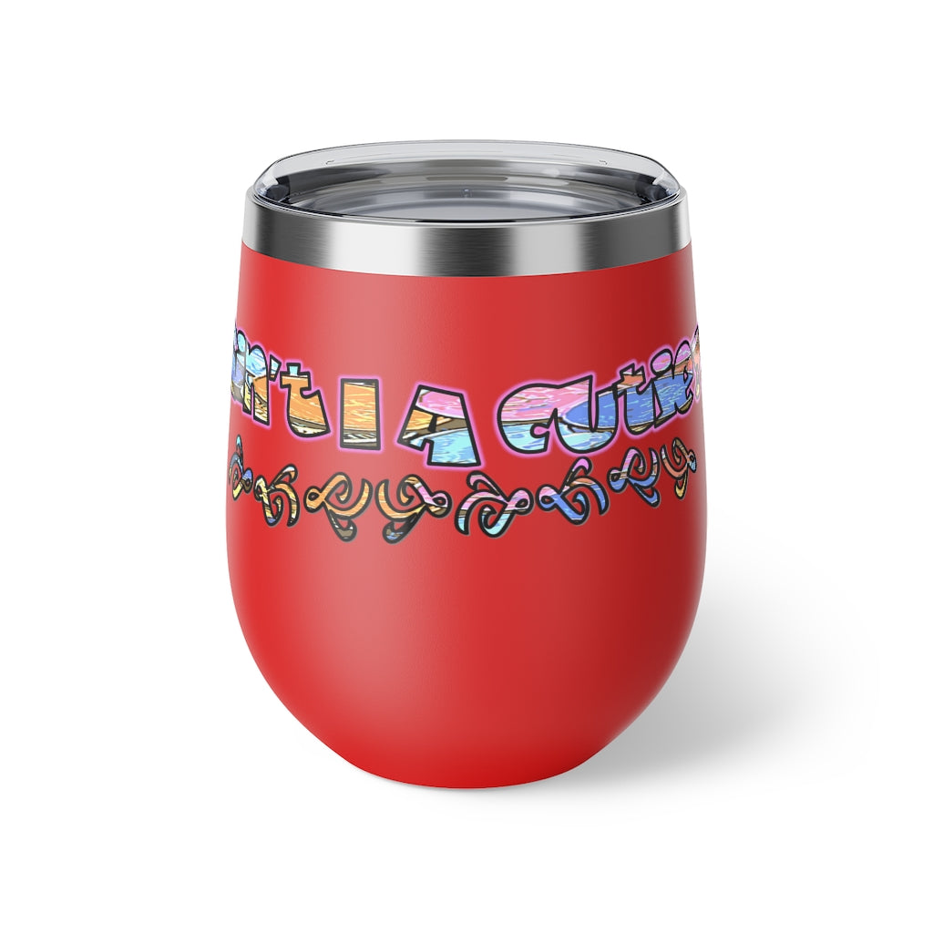 Graphic "Cutie" Copper Vacuum Insulated Cup, 12oz