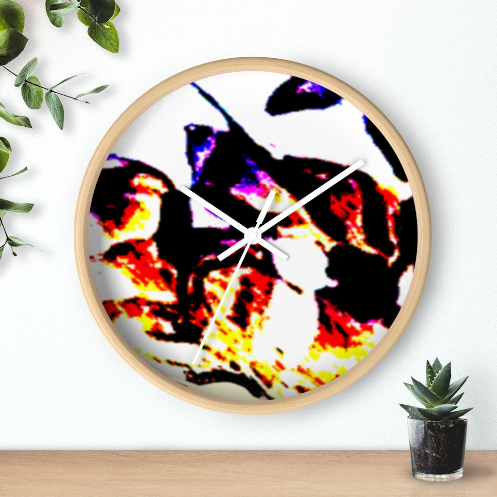 Floral Wall clock