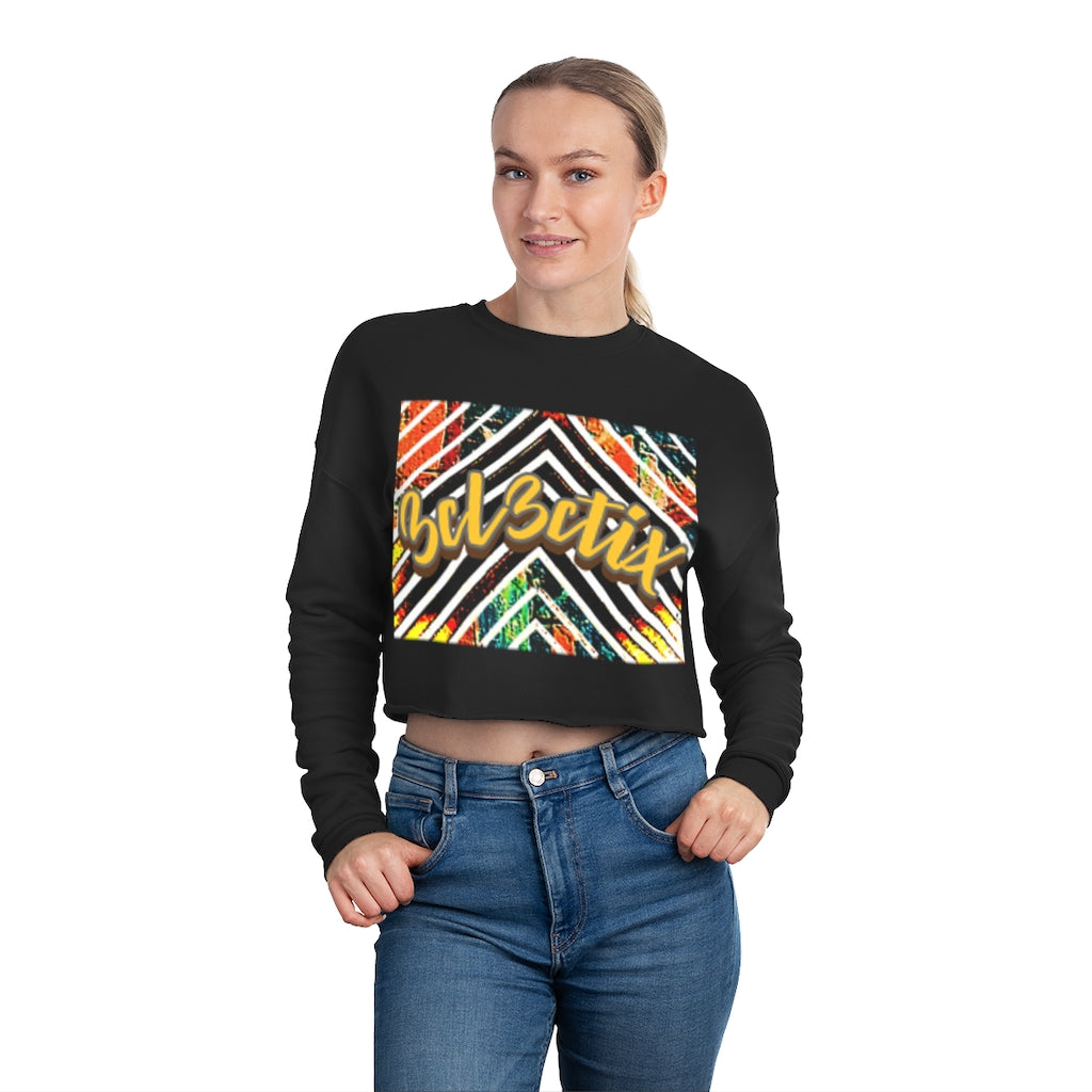 Branded Women's Cropped Sweatshirt