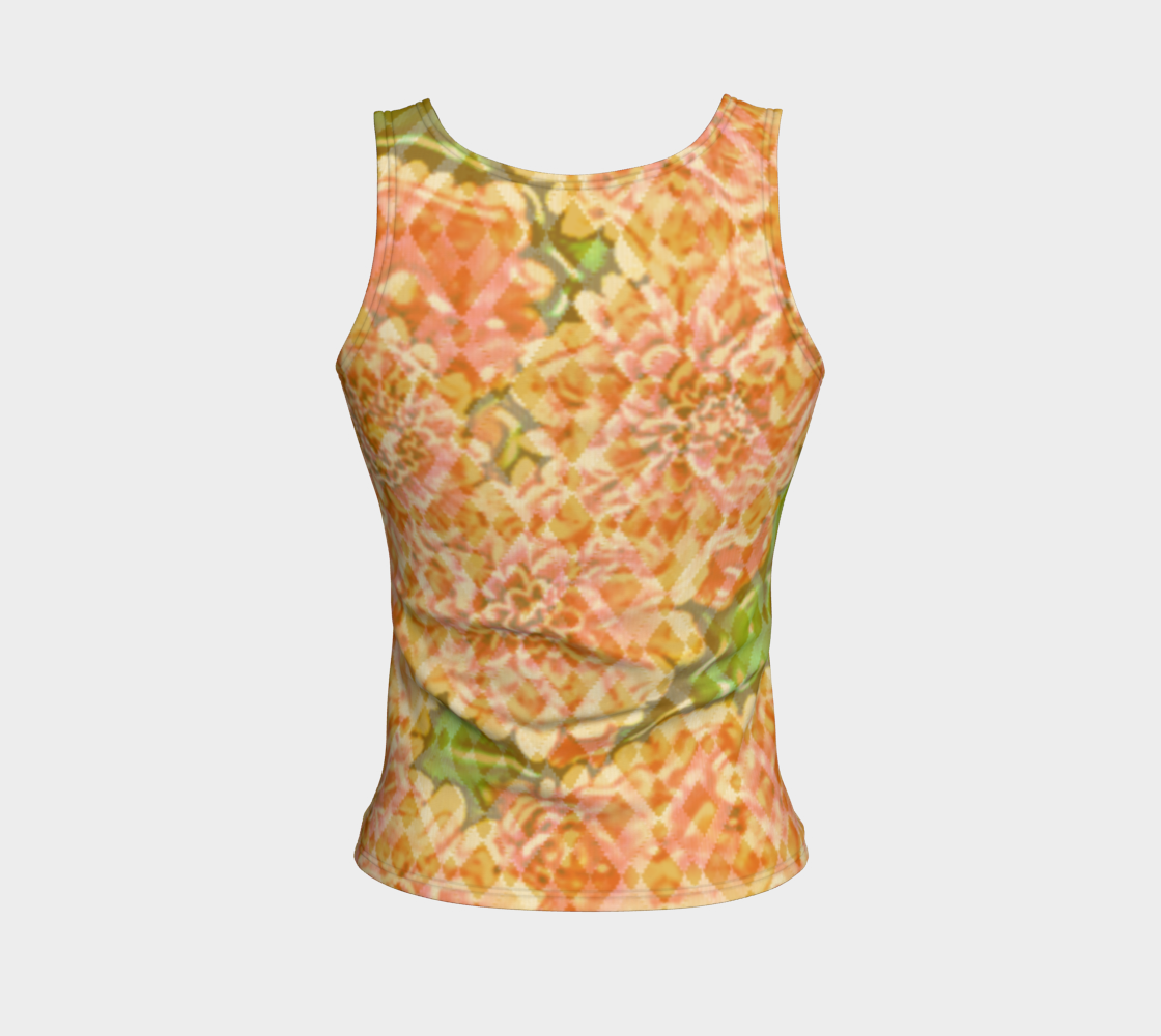 Faded Floral Tank Top