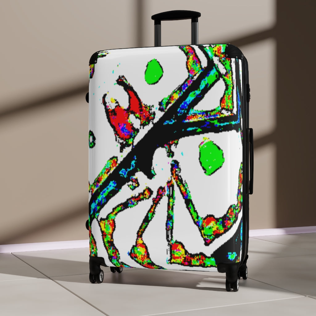 Painted Money Suitcases