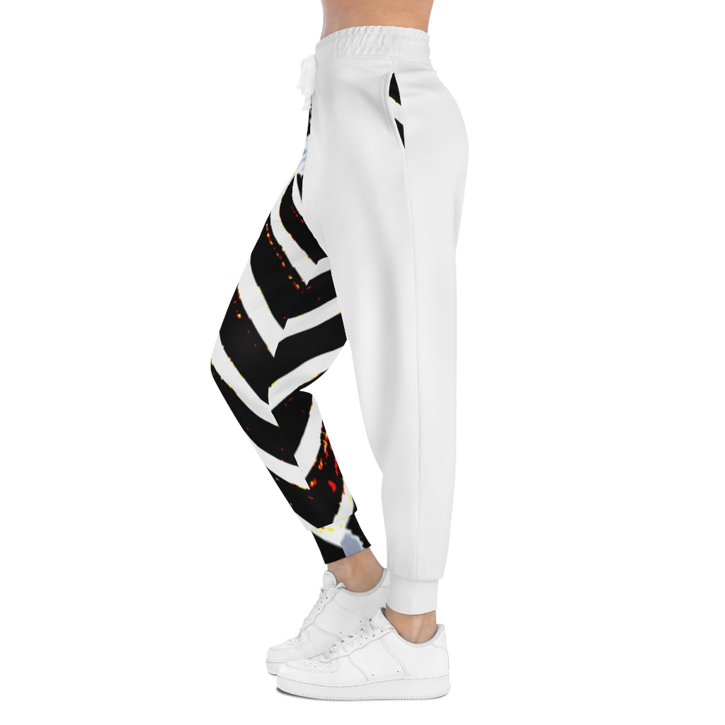 Stripped Athletic Joggers (AOP)