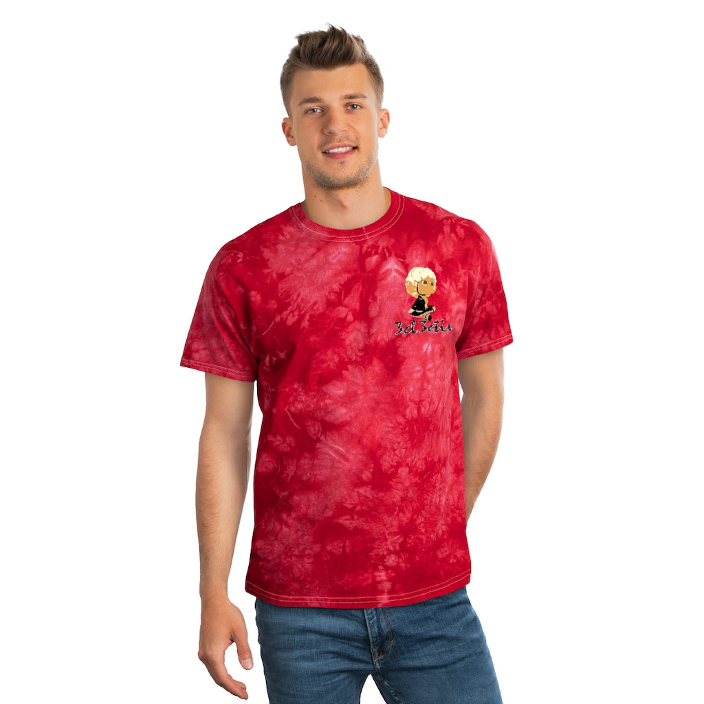 Branded Tie-Dye Tee, Crystal