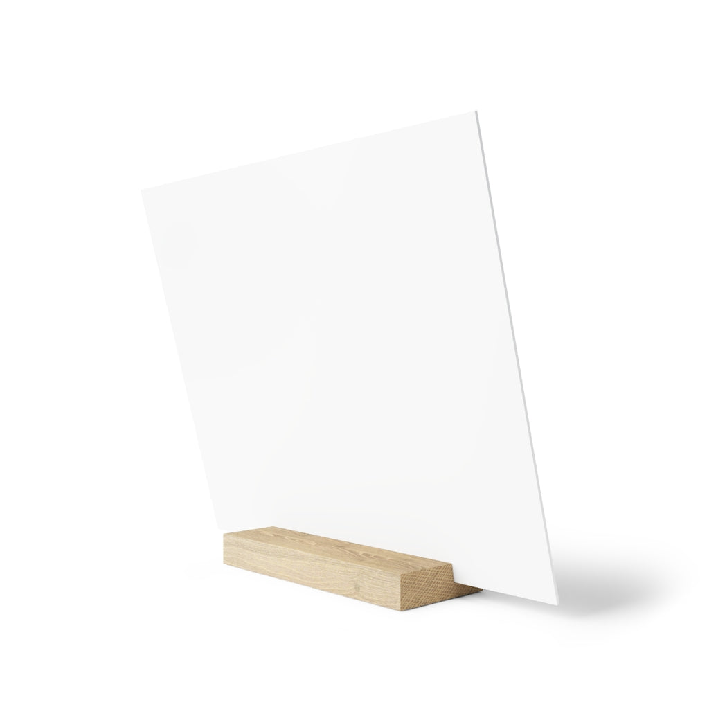 White Branded Gallery Board with Stand