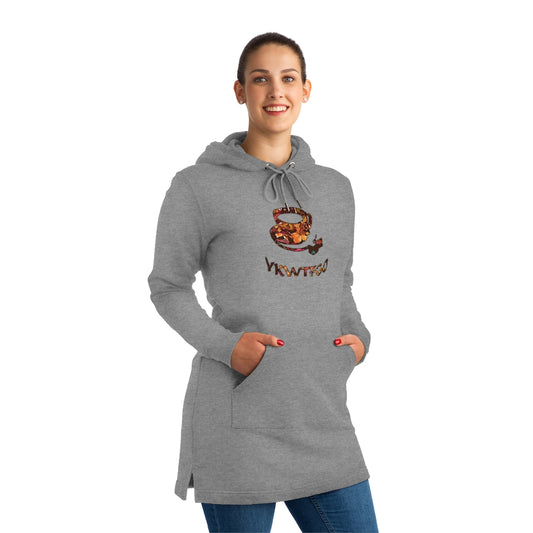 Graphic "Coffee" Streeter Hoodie Dress