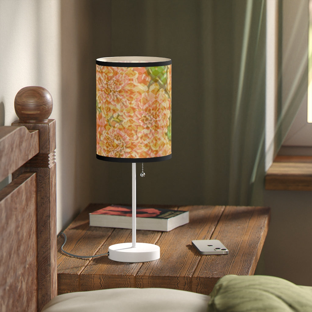 Floral Lamp on a Stand, US|CA plug