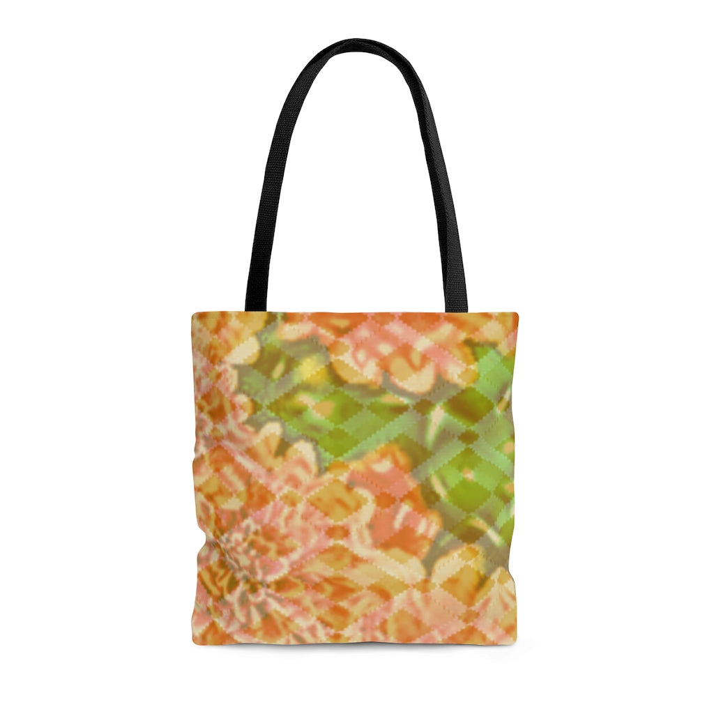 Faded Floral Tote Bag