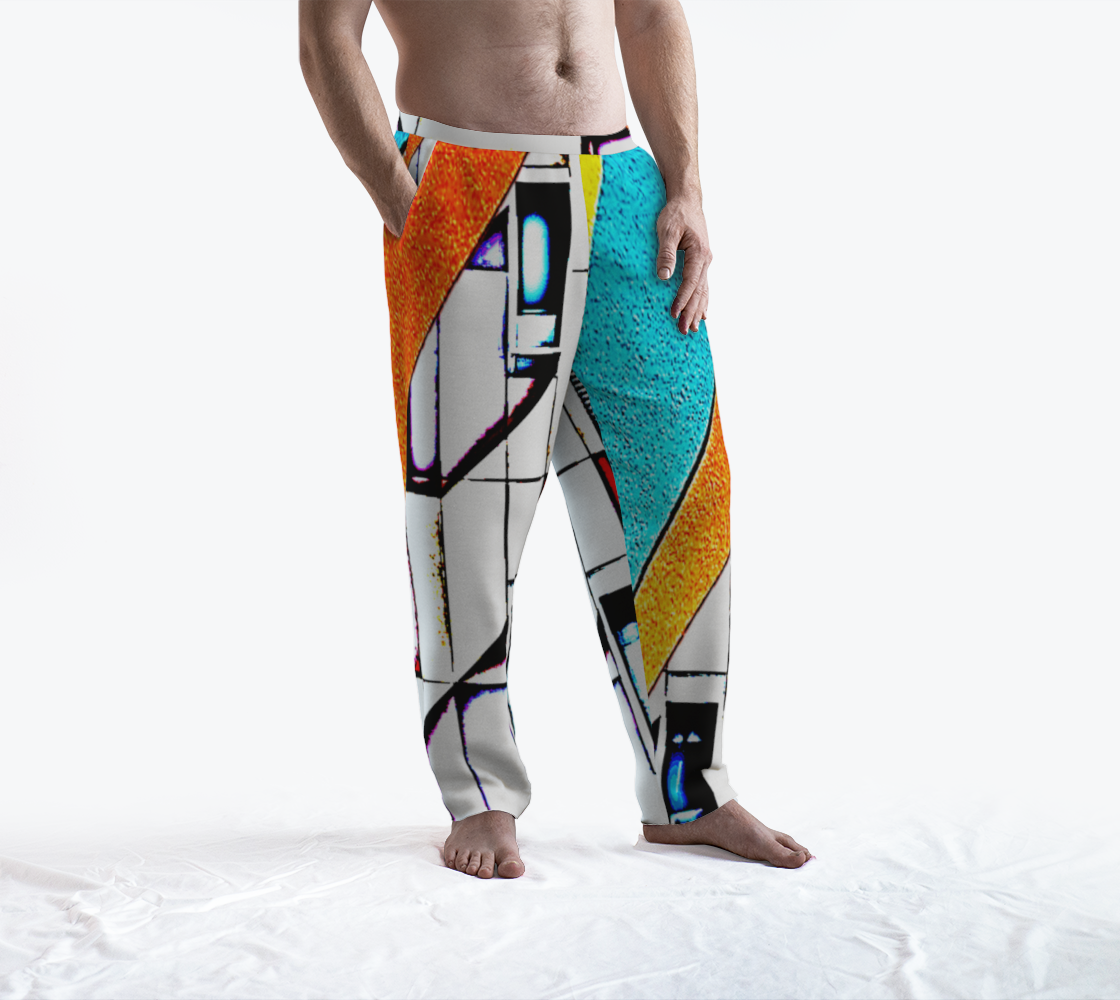 abstract lounge pants