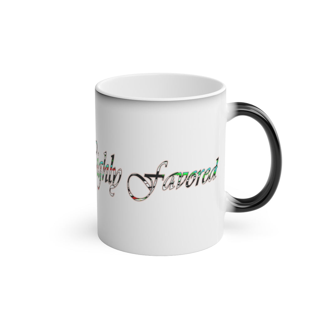 Graphic "Blessed" Magic Mug