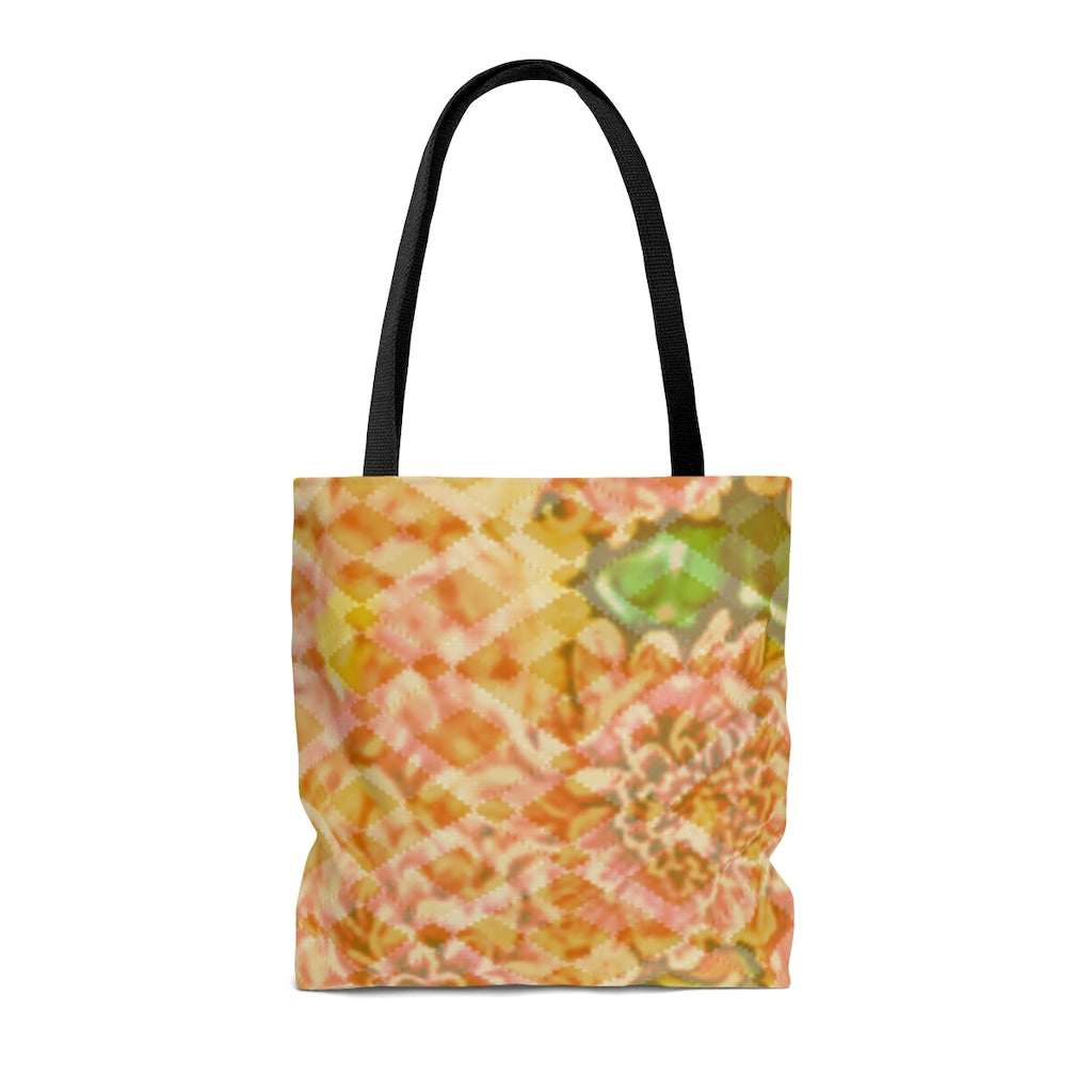 Faded Floral Tote Bag