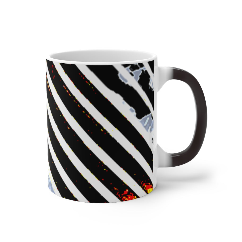 Stripped Color Changing Mug