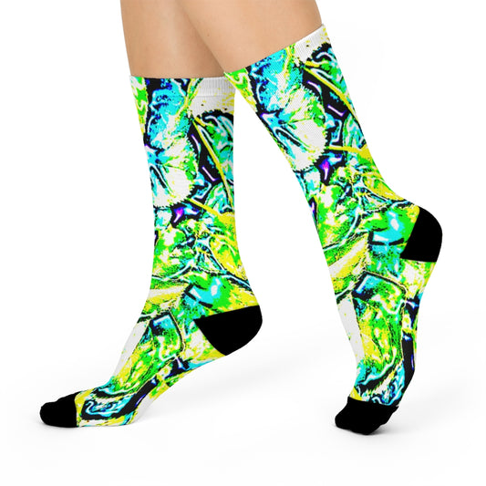 Neon DTG Crew Socks