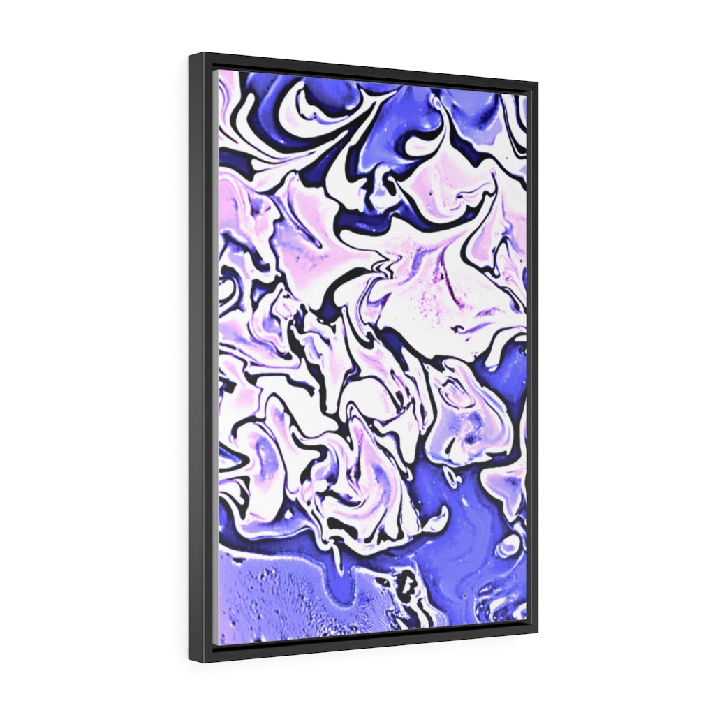 CDEJ Purple Marble Gallery Canvas Wraps, Vertical Frame