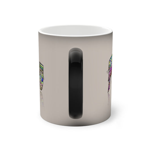 Graphic "Fabulous Nerd" Color-Changing Mug, 11oz