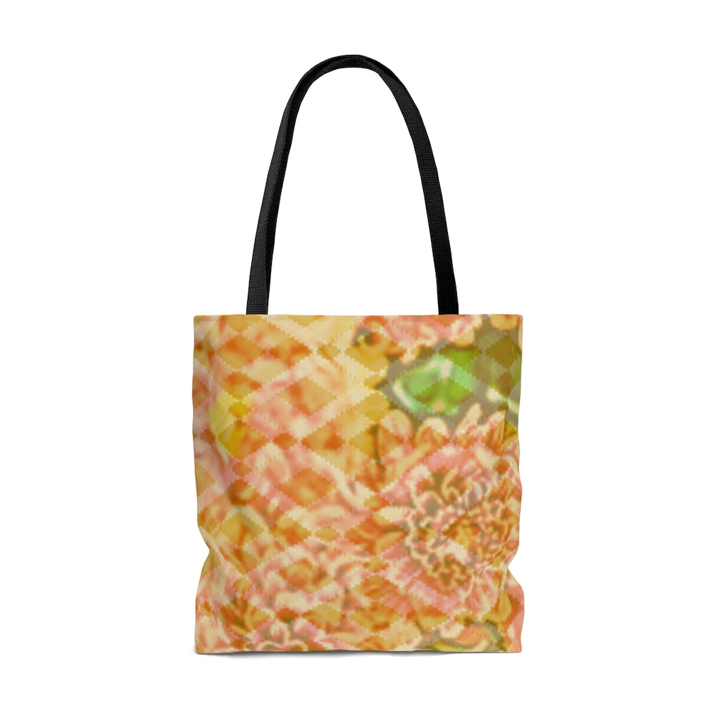 Faded Floral Tote Bag