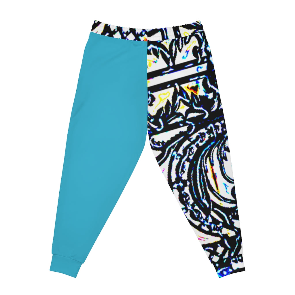 Faux Baroque Print Athletic Joggers (AOP)