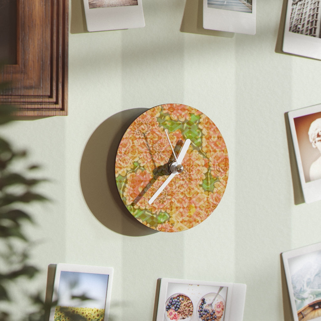 Floral Fun Wall Clocks