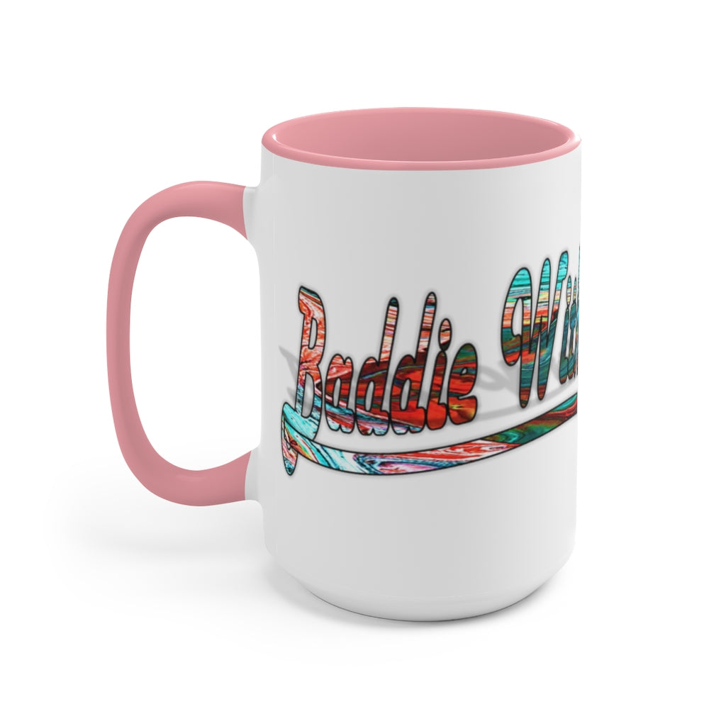 Graphic "Baddie" Accent Mug