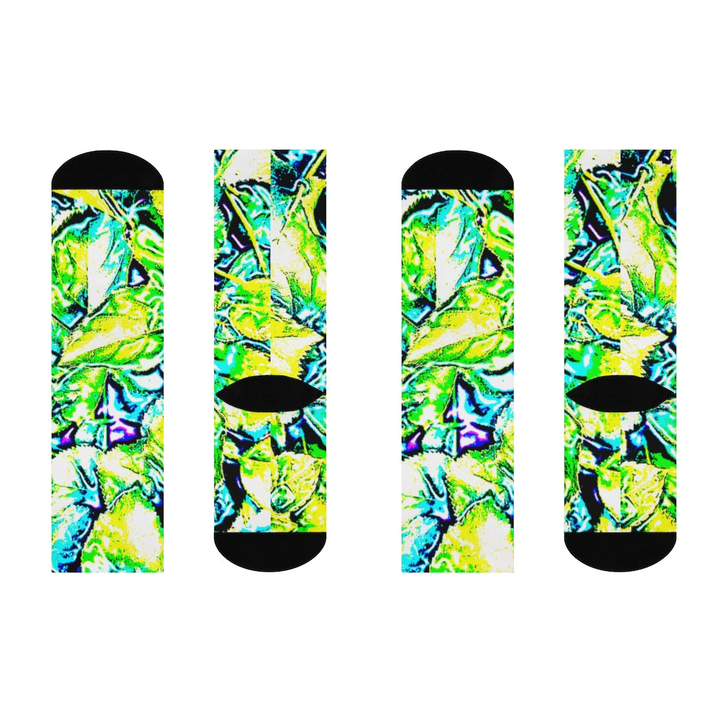 Neon DTG Crew Socks