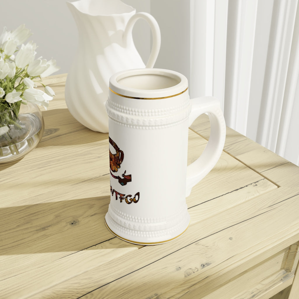 Graphic "Coffee" Stein Mug