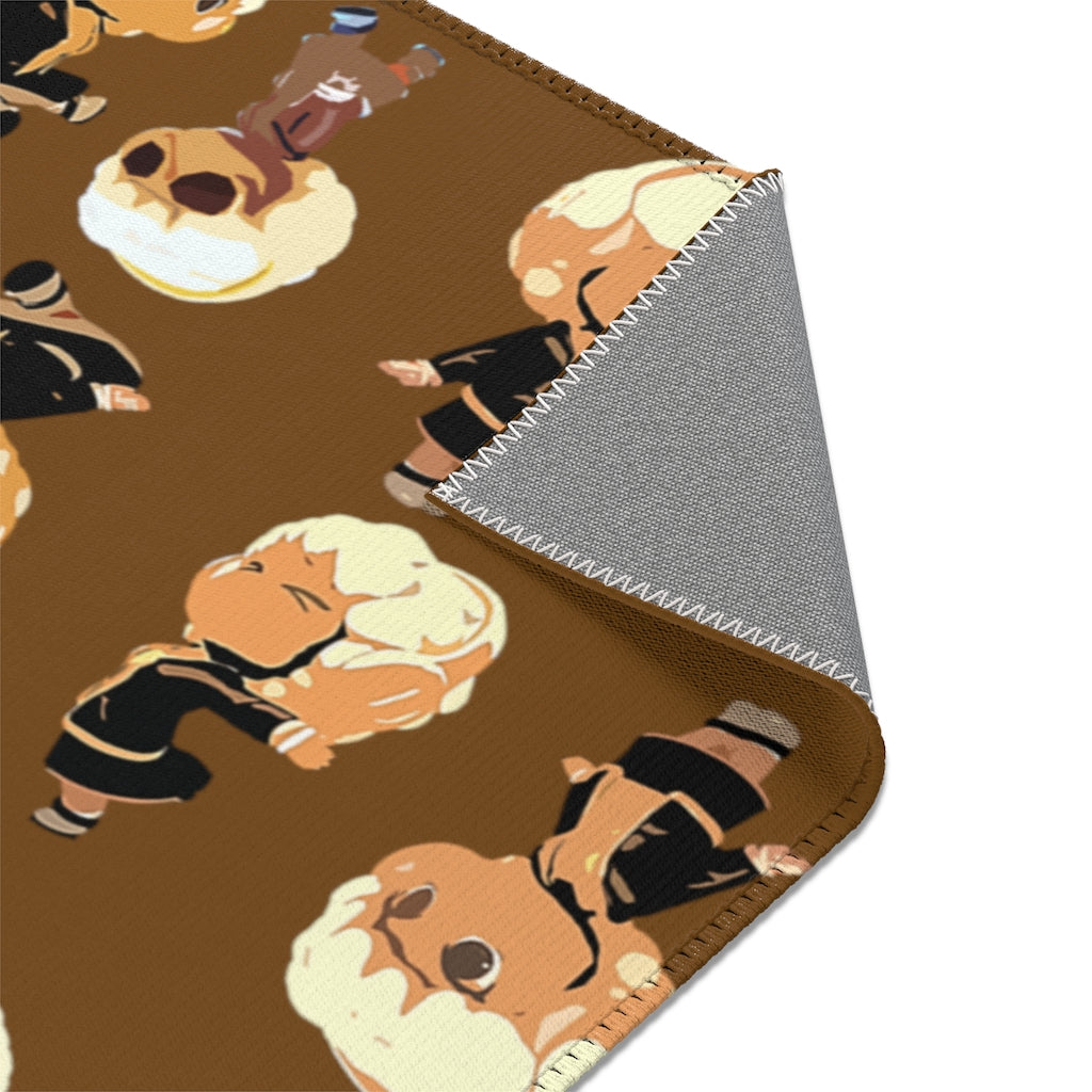 Cartoon Branded Area Rugs