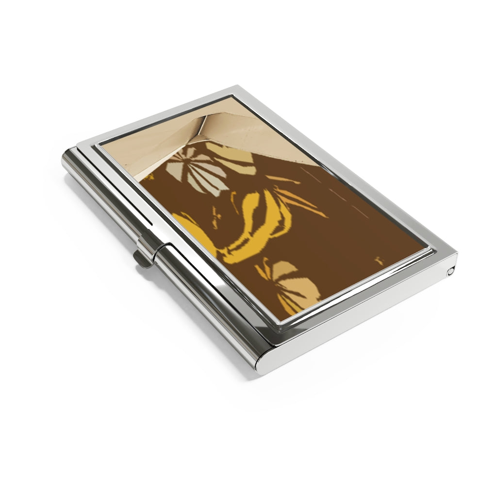 Brown Business Card Holder