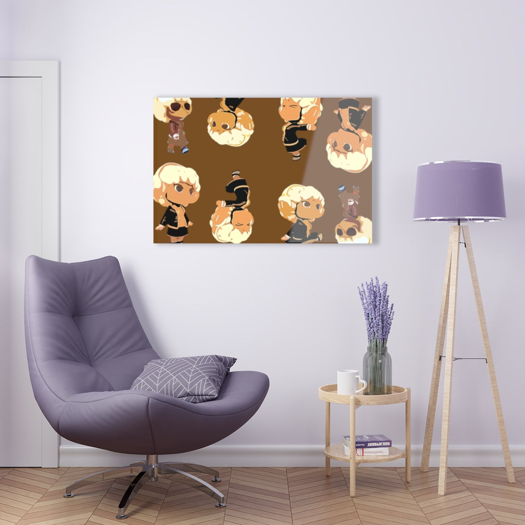 Brown Branded Acrylic Prints