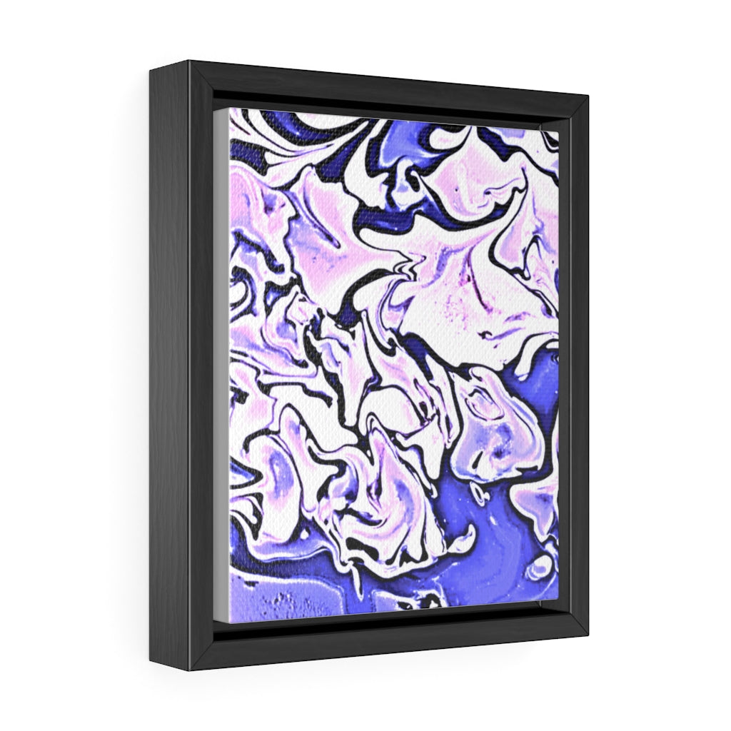 CDEJ Purple Marble Gallery Canvas Wraps, Vertical Frame