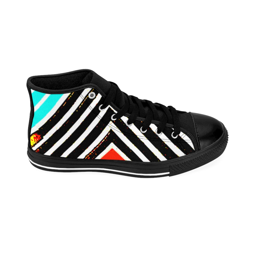 Special Stipped Women's High-top Sneakers