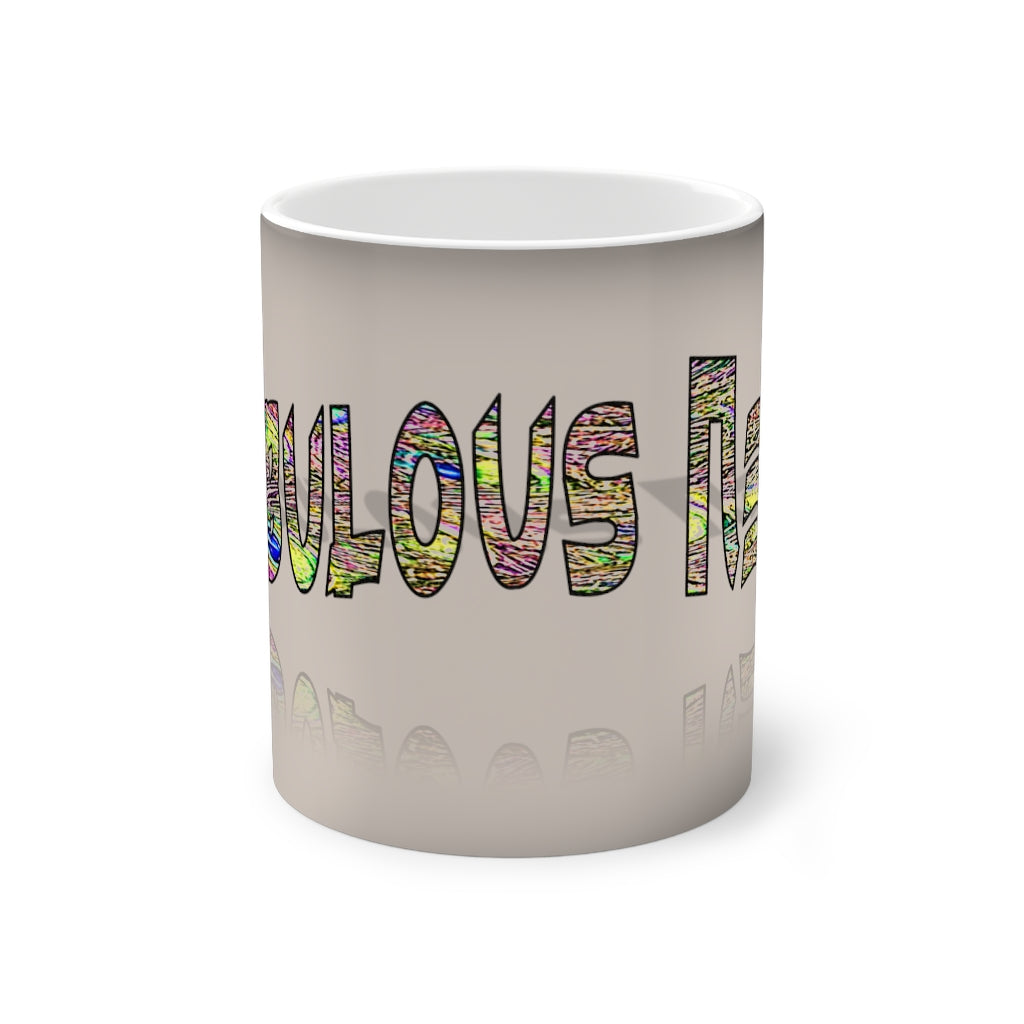 Graphic "Fabulous Nerd" Color-Changing Mug, 11oz