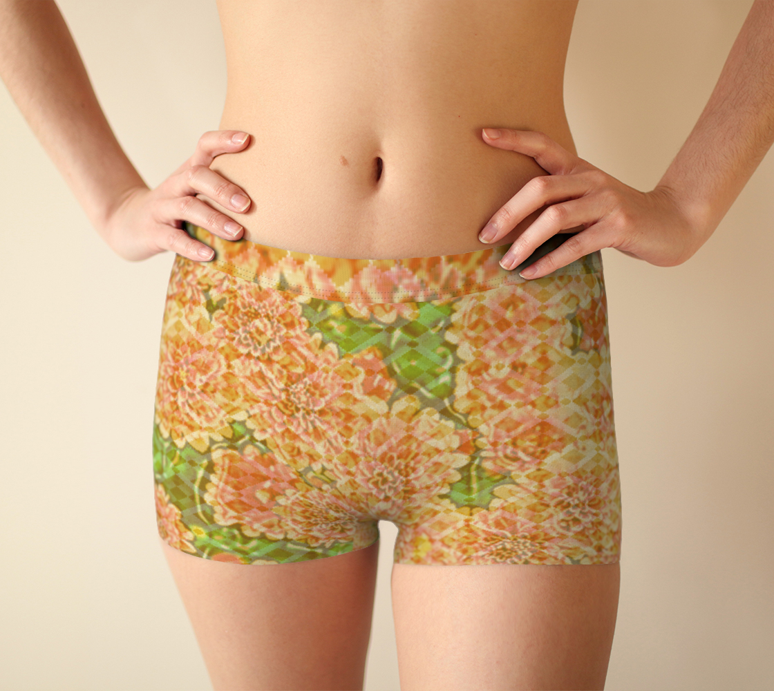 Faded Floral BoyShorts