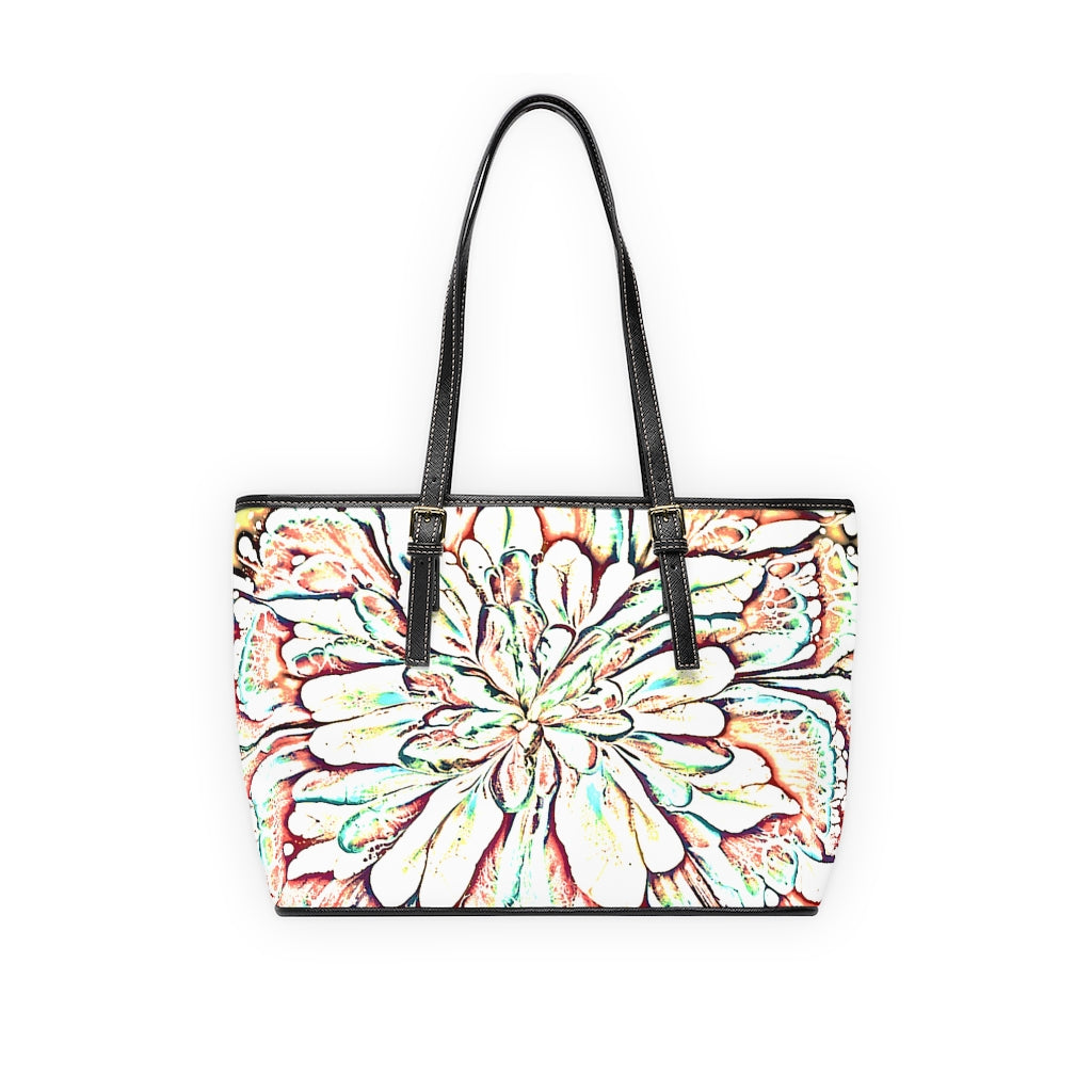 Psycho Print PU Leather Shoulder Bag