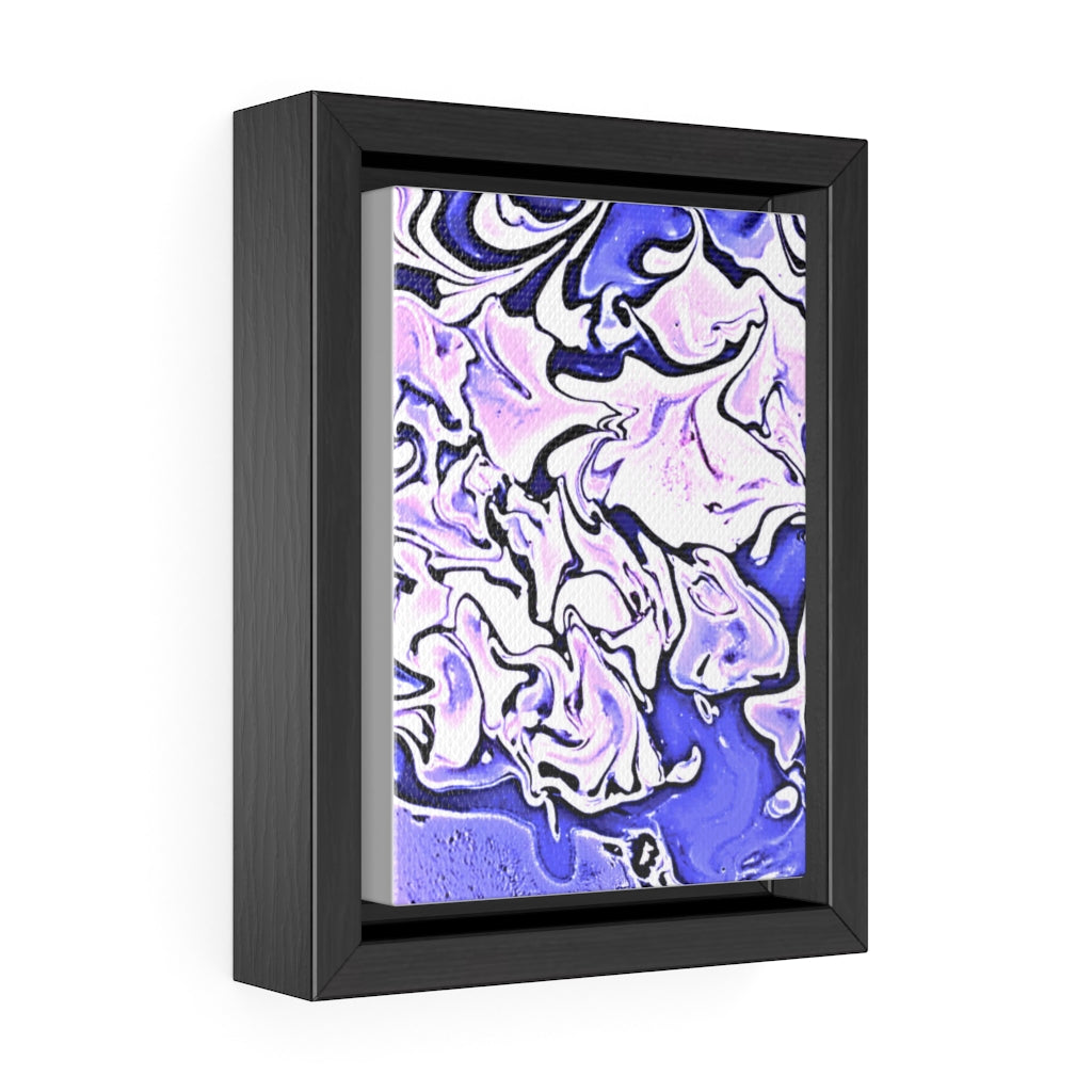 CDEJ Purple Marble Gallery Canvas Wraps, Vertical Frame