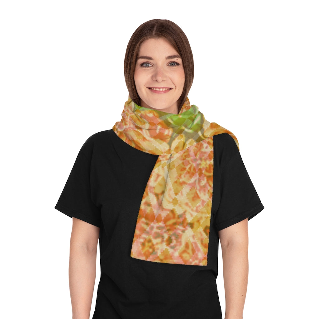 Faded Floral Scarf