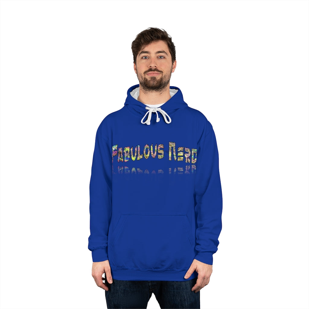 Graphic "Fabulous Nerd" Unisex Varsity Hoodie