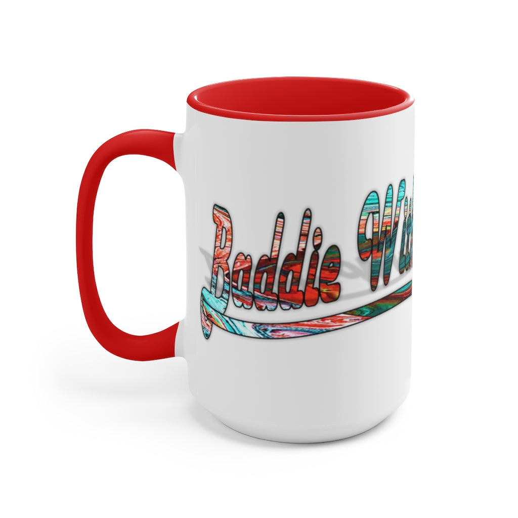 Graphic "Baddie" Accent Mug