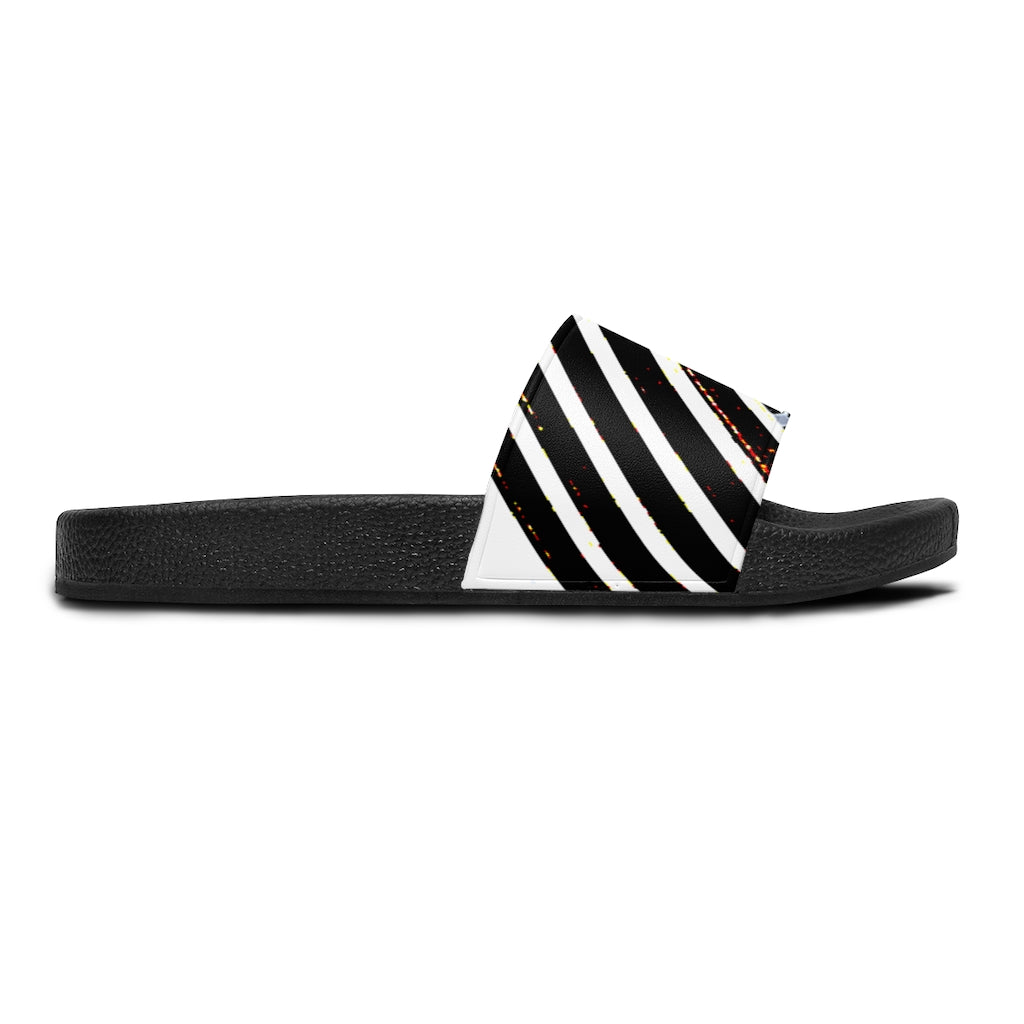 Stripped Women's Slide Sandals