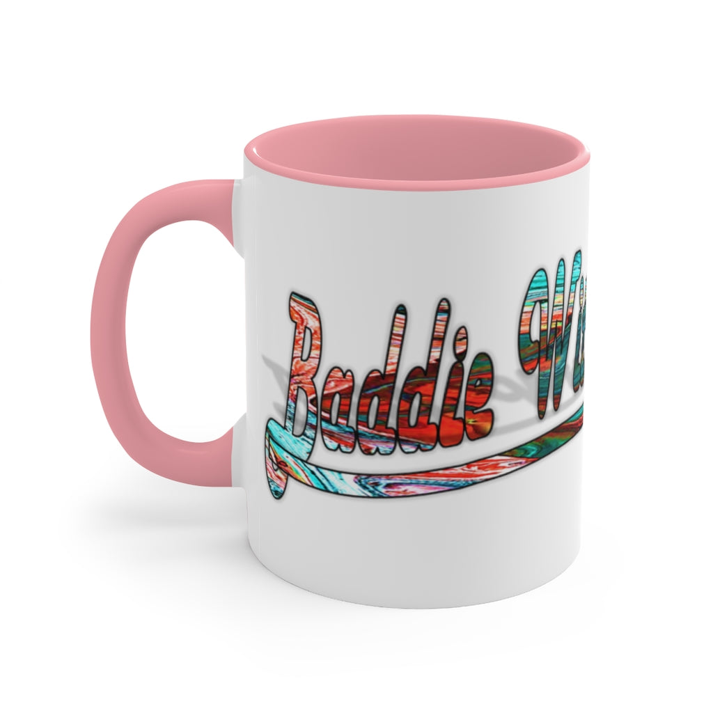 Graphic "Baddie" Accent Mug