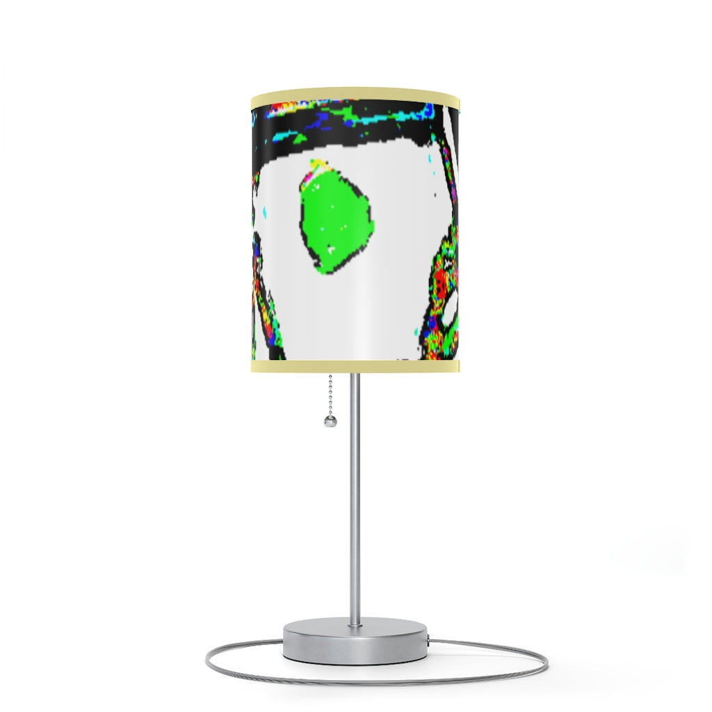 Painted Money Lamp on a Stand, US|CA plug