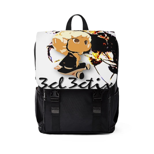 Branded Floral Unisex Casual Shoulder Backpack