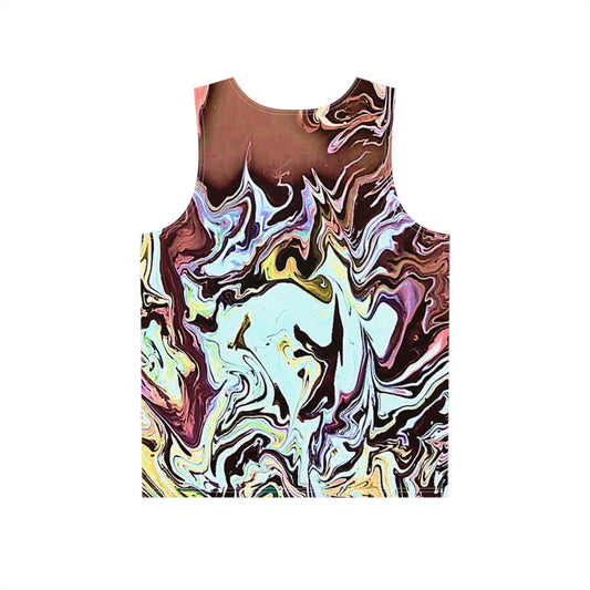 CDEJ Turquoise Print Tank