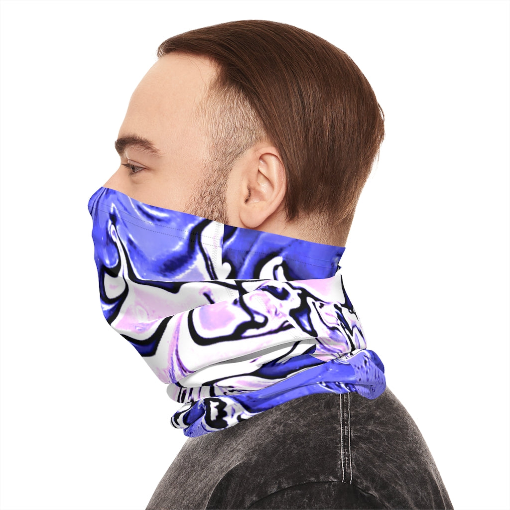 CDEJ Purple Marble Lightweight Neck Gaiter