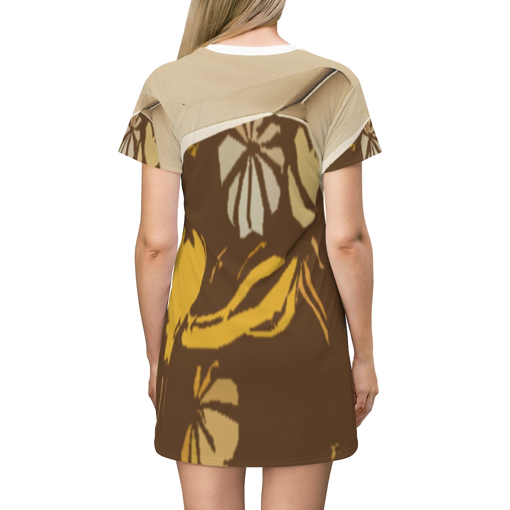 All Over Print T-Shirt Dress