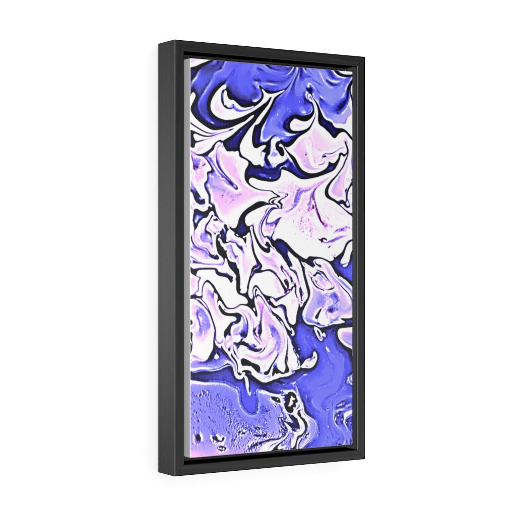 CDEJ Purple Marble Gallery Canvas Wraps, Vertical Frame