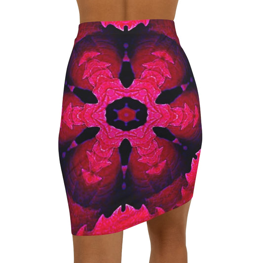 Red Women's Mini Skirt